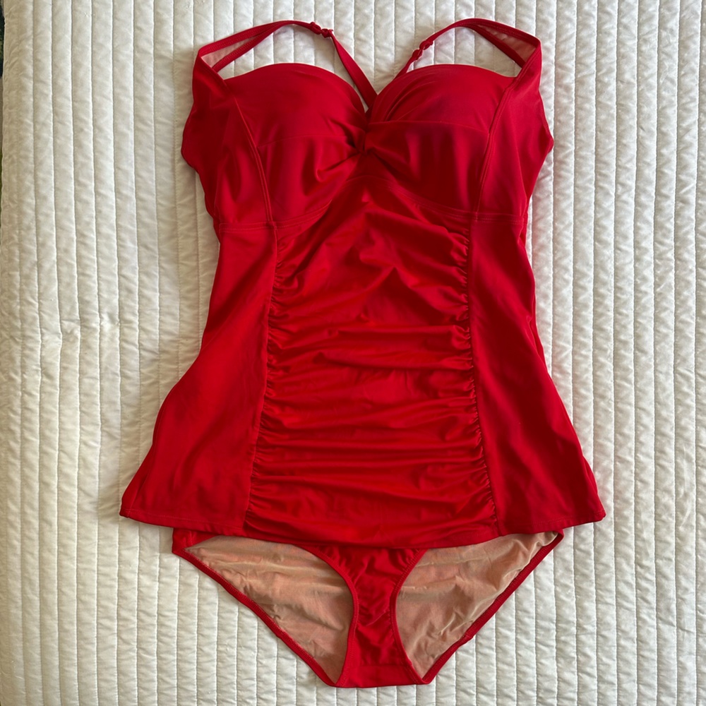COPY - TORRID Matching Tankini Set | Top & Bottom | Size 2 | Red ♥️
